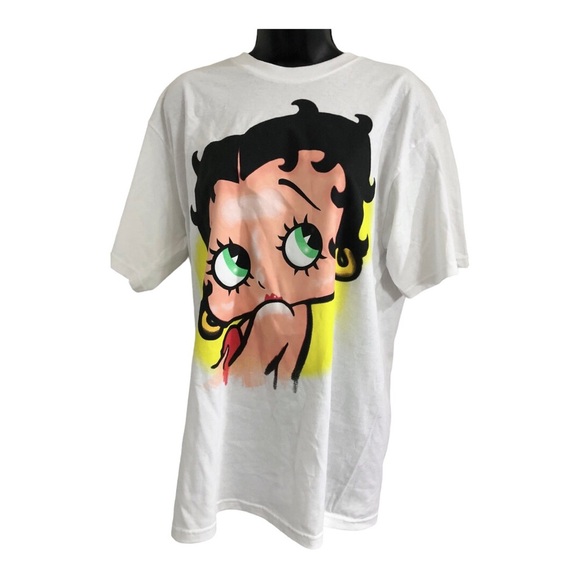 Betty Boop oversized Betty white graphic print t-shirt size large new - Picture 5 of 10